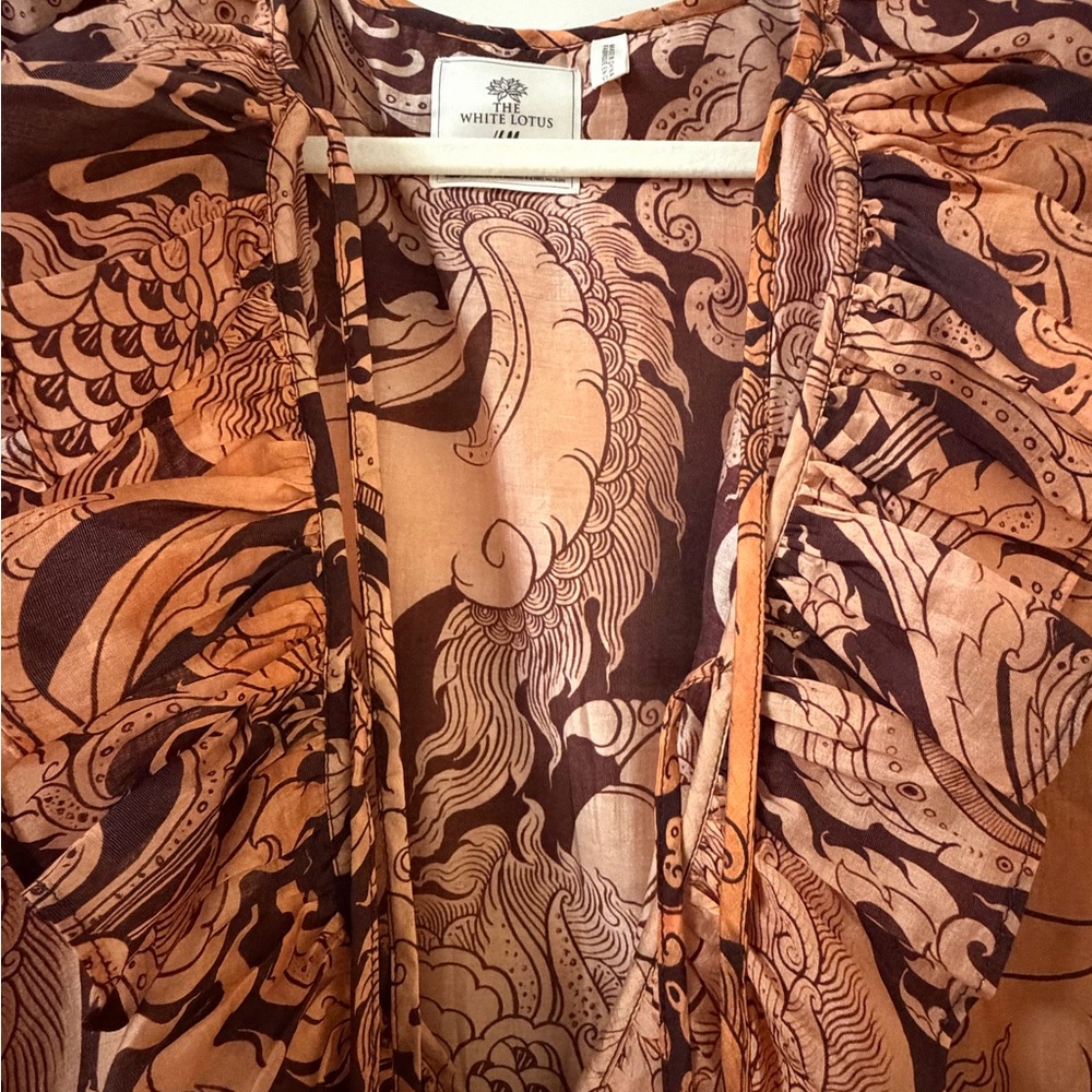 H&M White Lotus Kaftan